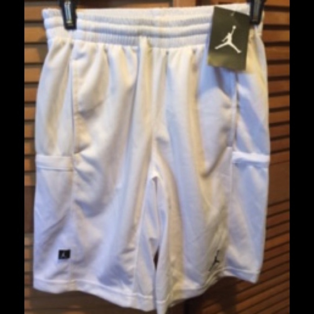 Jordan Jumpman White Athletic Shorts